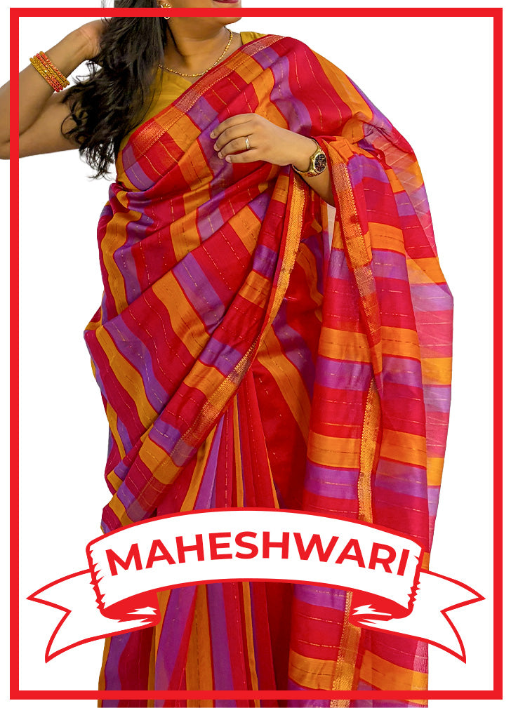 Maheshwari Sarees – Elegant Handloom & Silk Sarees